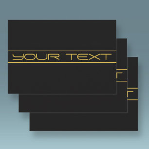 Moderne, stilvolle Editable Gold Text & Stripes Geschenkpapier Set