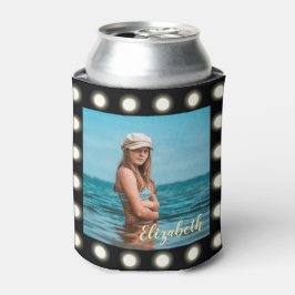 Moderne, stilvolle, einzigartige Schwarz-Quadrat-F Dosenkühler