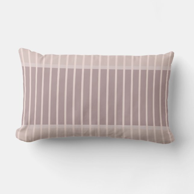 Moderne, stilvolle Farbharmonie Chic Stripe Vorlag Kissen Für Draußen (Vorderseite)