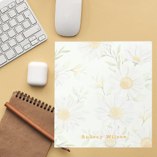 Moderne, stilvolle Floral Watercolor Notizblock