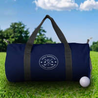 Moderne stilvolle Golfer-Monogramm & Name personal
