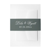Moderne, stilvolle grüne Hochzeit