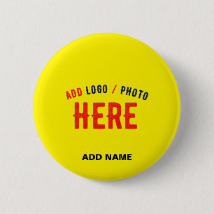 MODERNE, STILVOLLE, HELLE GELBEN-ÜBERPRÜFTE MARKE BUTTON