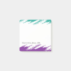 Moderne stilvolle klebrige Notizblöcke Post-it Klebezettel