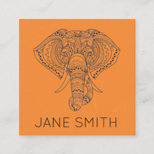 Moderne stilvolle kreative Industrie des Quadratische Visitenkarte