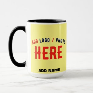 MODERNE, STILVOLLE KUNSTSTOFFMARKE PASTEL YELLOW TASSE