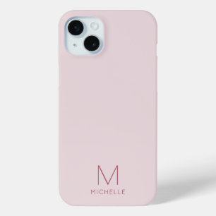 Moderne, stilvolle Monogram Template Rose Gold Case-Mate iPhone Hülle