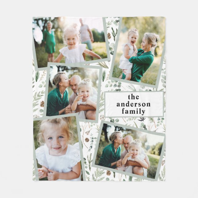 Moderne, stilvolle Multi-Foto-Wohngestaltung fleec Fleecedecke (Vorderseite)