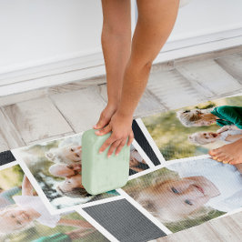 Moderne, stilvolle Multi-Foto-Wohngestaltung Yogamatte