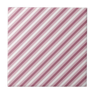 Moderne stilvolle rosa lila gewinkelte Streifenges Fliese