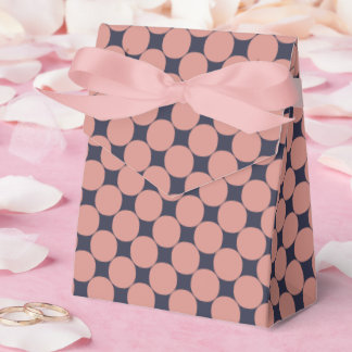 Moderne stilvolle rosa Punkte Geschenkschachtel