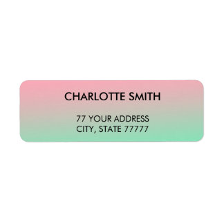 Moderne, stilvolle Rosa und Grün glänzend individu