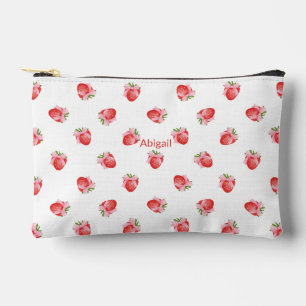 Moderne, stilvolle Trendy Strawberry Zubehörtasche