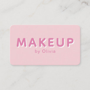 Moderne stilvolle Visitenkarte für Make-up-Artiste