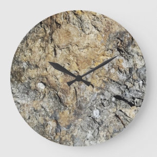 Moderne Stone Look-Wand-Dekoration Große Wanduhr