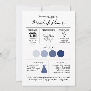 Moderne Strand-Küsten-Aquarell-Hochzeit Blau Einladung