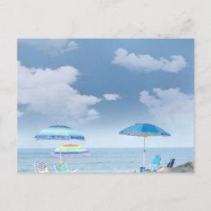 Moderne Strandlandschaft Natur Postkarte