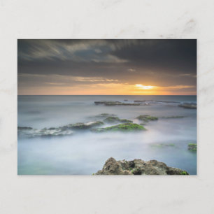 Moderne Strandlandschaft Natur Postkarte