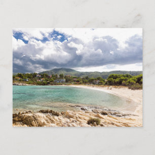 Moderne Strandlandschaft Natur Postkarte