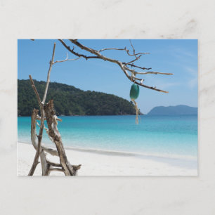 Moderne Strandlandschaft Natur Postkarte