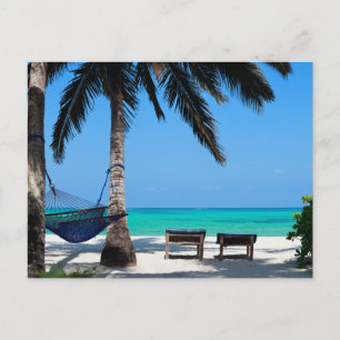 Moderne Strandlandschaft Natur Postkarte
