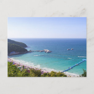 Moderne Strandlandschaft Natur Postkarte