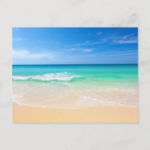 Moderne Strandlandschaft Natur Postkarte