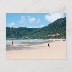 Moderne Strandlandschaft Natur Postkarte