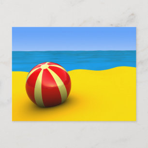 Moderne Strandlandschaft Natur Postkarte