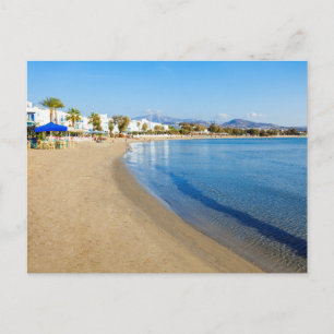 Moderne Strandlandschaft Natur Postkarte
