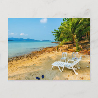 Moderne Strandlandschaft Natur Postkarte