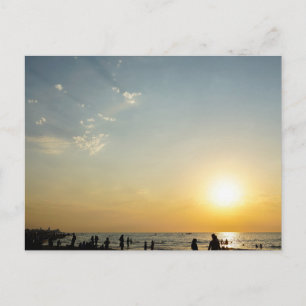 Moderne Strandlandschaft Natur Postkarte