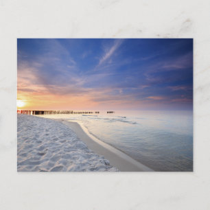 Moderne Strandlandschaft Natur Postkarte