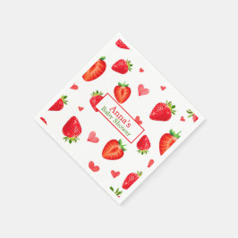 Moderne Strawberry Pattern Kinderdusche Serviette