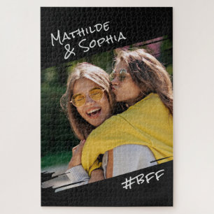 Moderne Street Art Add Your Foto BBF Best Friends Puzzle