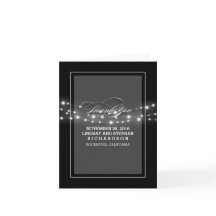 Moderne Streichellichter Schwarze Hochzeit Dankesc