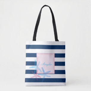 Moderne Streifen, Hawaii Hibiskus - Personalisiert