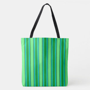 Moderne Streifen, Limettengrün und Aqua aus dem Mi