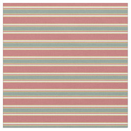 Moderne Streifen Mitte des Jahrhunderts l Burgund  Stoff