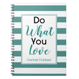 Moderne Streifen tun, was Sie Liebe haben   INDIVI Notizblock