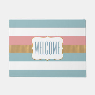 Moderne Streifenmatte Fußmatte