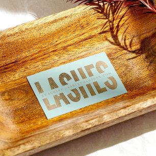 Moderne Striche schneiden Imitate Goldtypografie M Visitenkarte