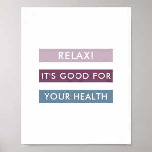 Moderne Stripes-Business-Tag-Line Poster