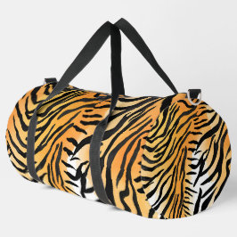 Moderne Stripte Tigerfelle Print big cats feline a Duffle Bag