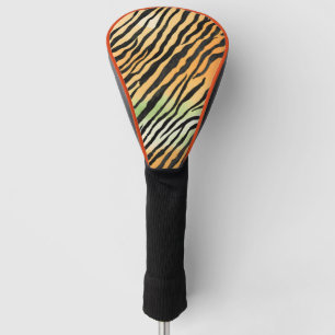 Moderne Stripte Tigerfelle Print big cats feline a Golf Headcover