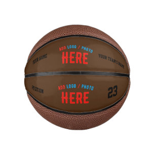 MODERNE, STYLISCH BROWN BROWN ÜBERPRÜFTE MARKENZEI MINI BASKETBALL