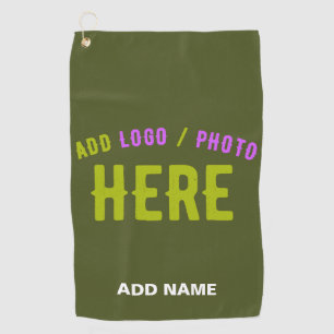 MODERNE STYLISCH-KUSTOM-ARMY GREEN-VERIFIED MARKIE GOLFHANDTUCH
