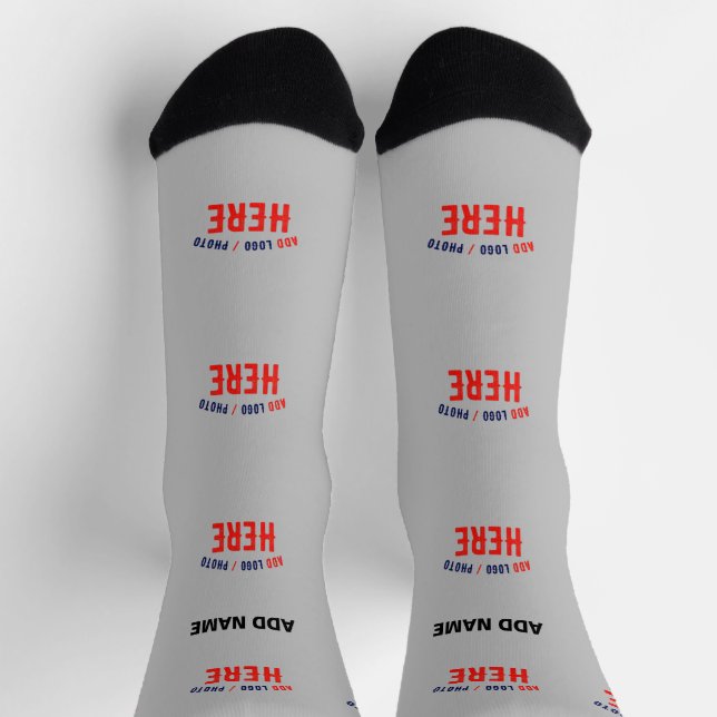 MODERNE, STYLISCH ZOLLBARE ASH-VERIFIED MARKIERT SOCKEN (Oben)