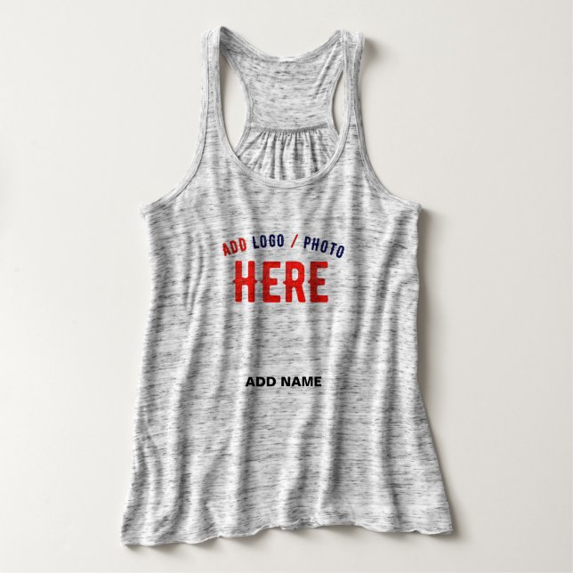 MODERNE, STYLISCH ZOLLBARE ASH-VERIFIED MARKIERT TANK TOP (Design Vorderseite)