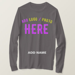MODERNE, STYLISCH ZOLLBARE GRAU-ÜBERPRÜFTE MARKENB T-Shirt